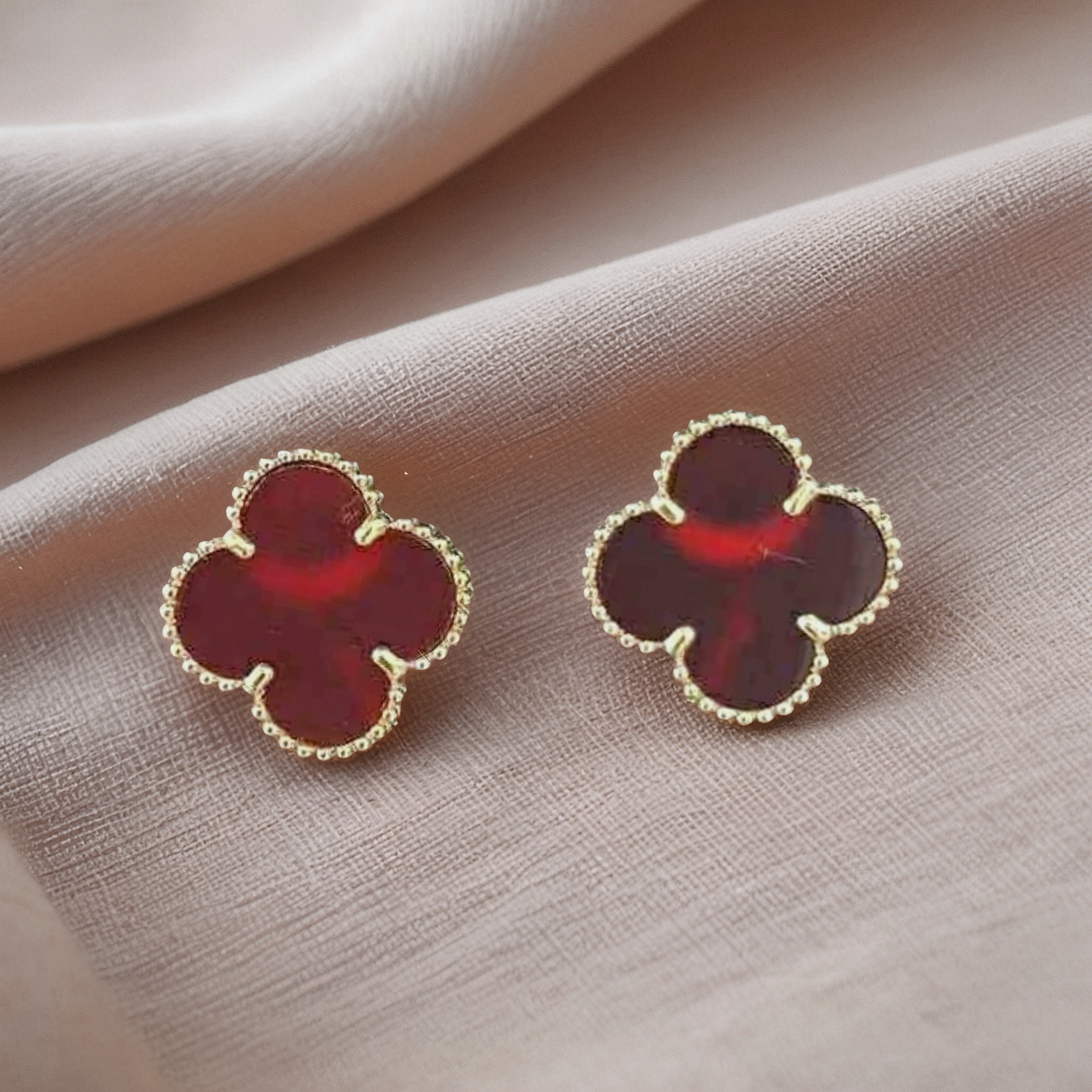 Carnelian Clover Set