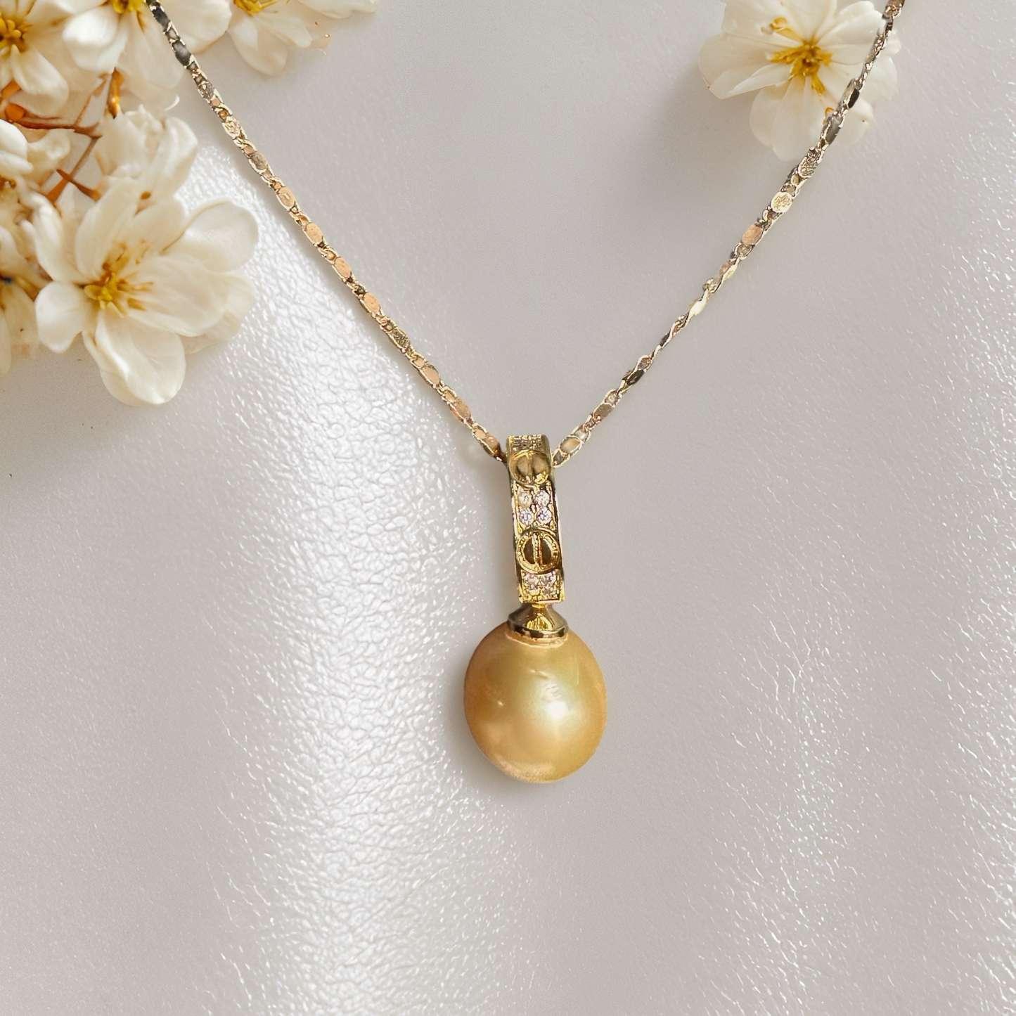 South Sea Pearl Jewelry Set – Champagne Glow