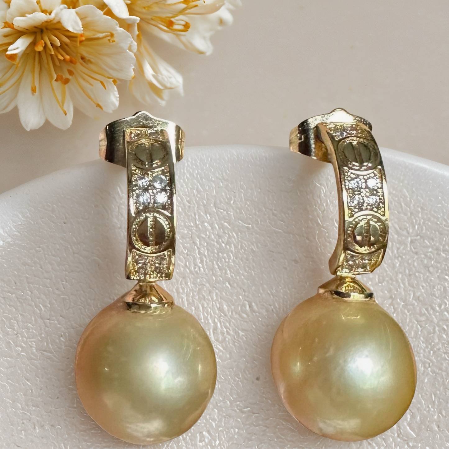 South Sea Pearl Jewelry Set – Champagne Glow