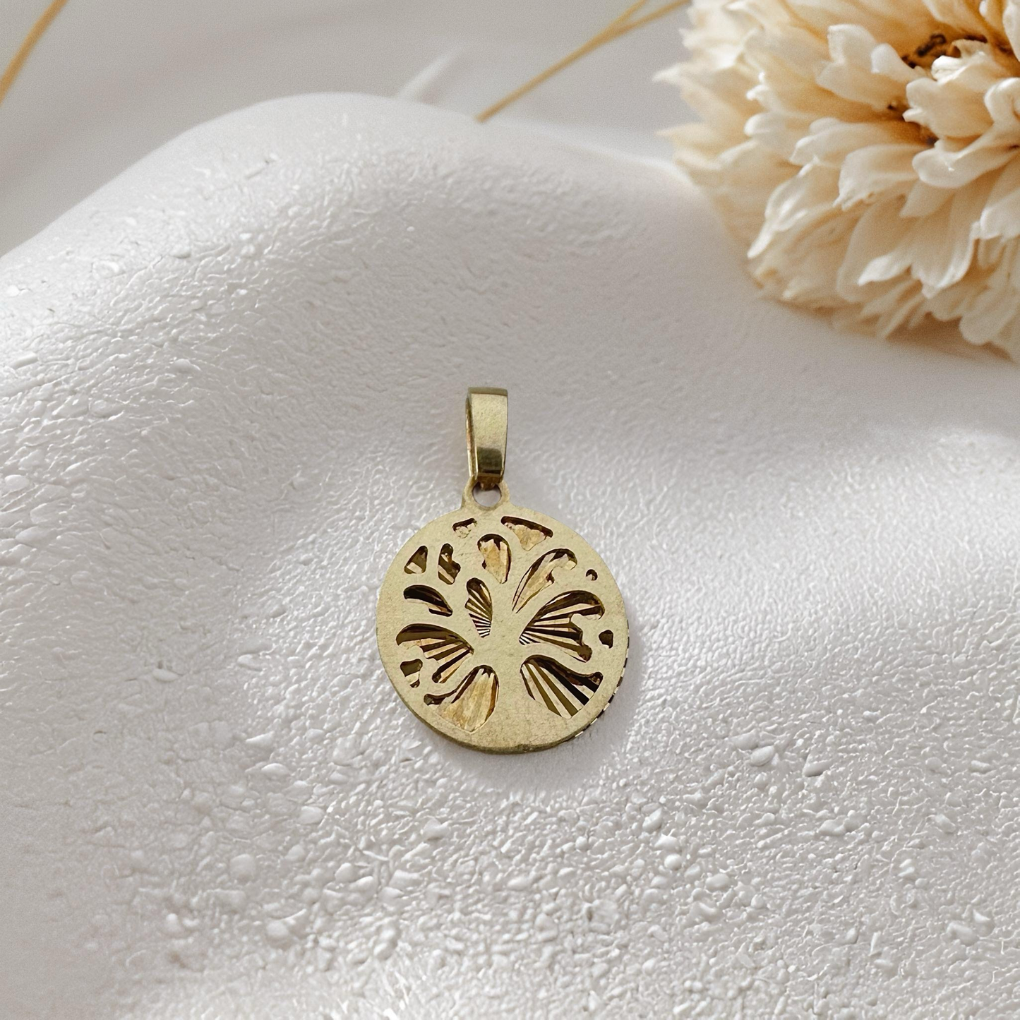 Floral Cutout Pendant