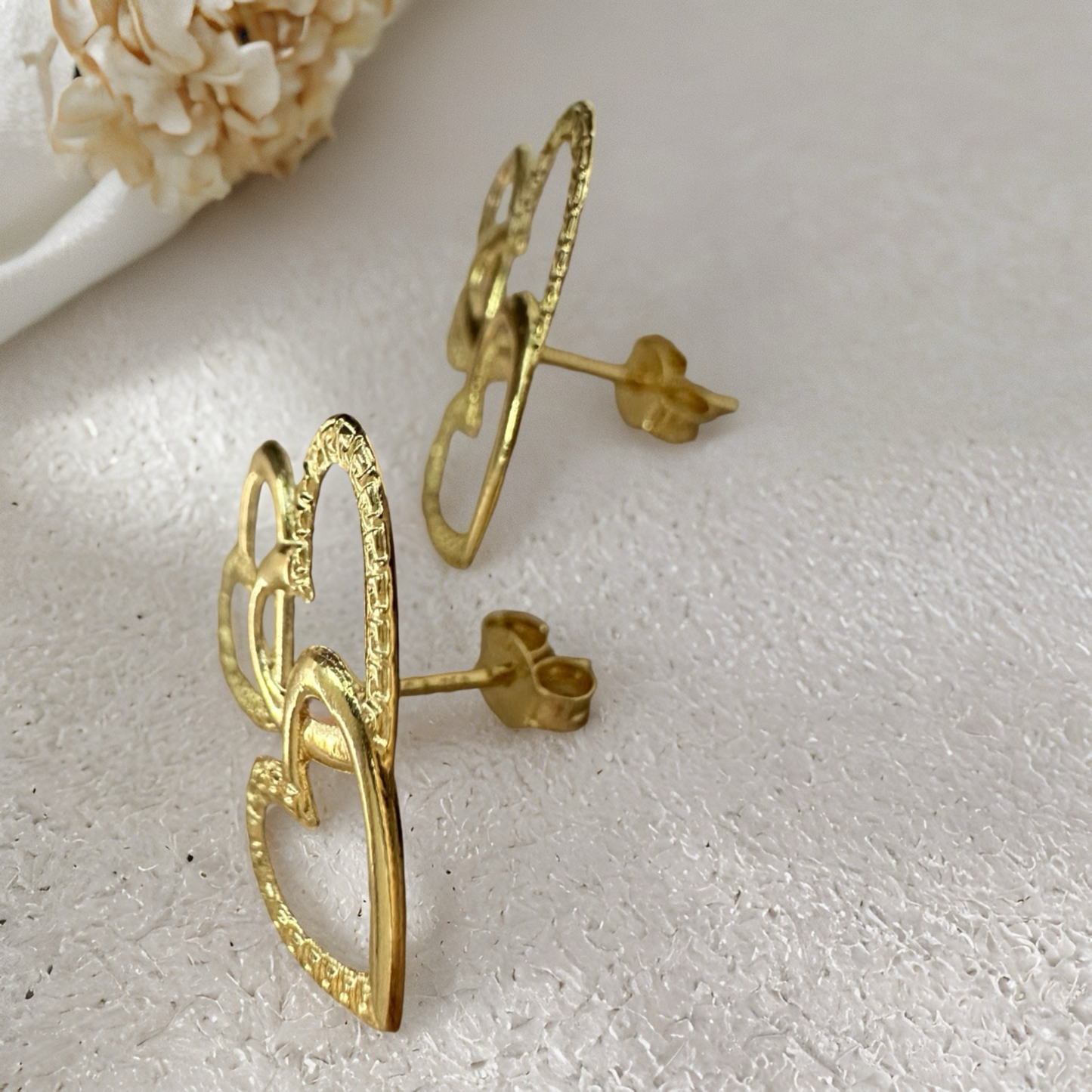 Interlocking Hearts Earrings