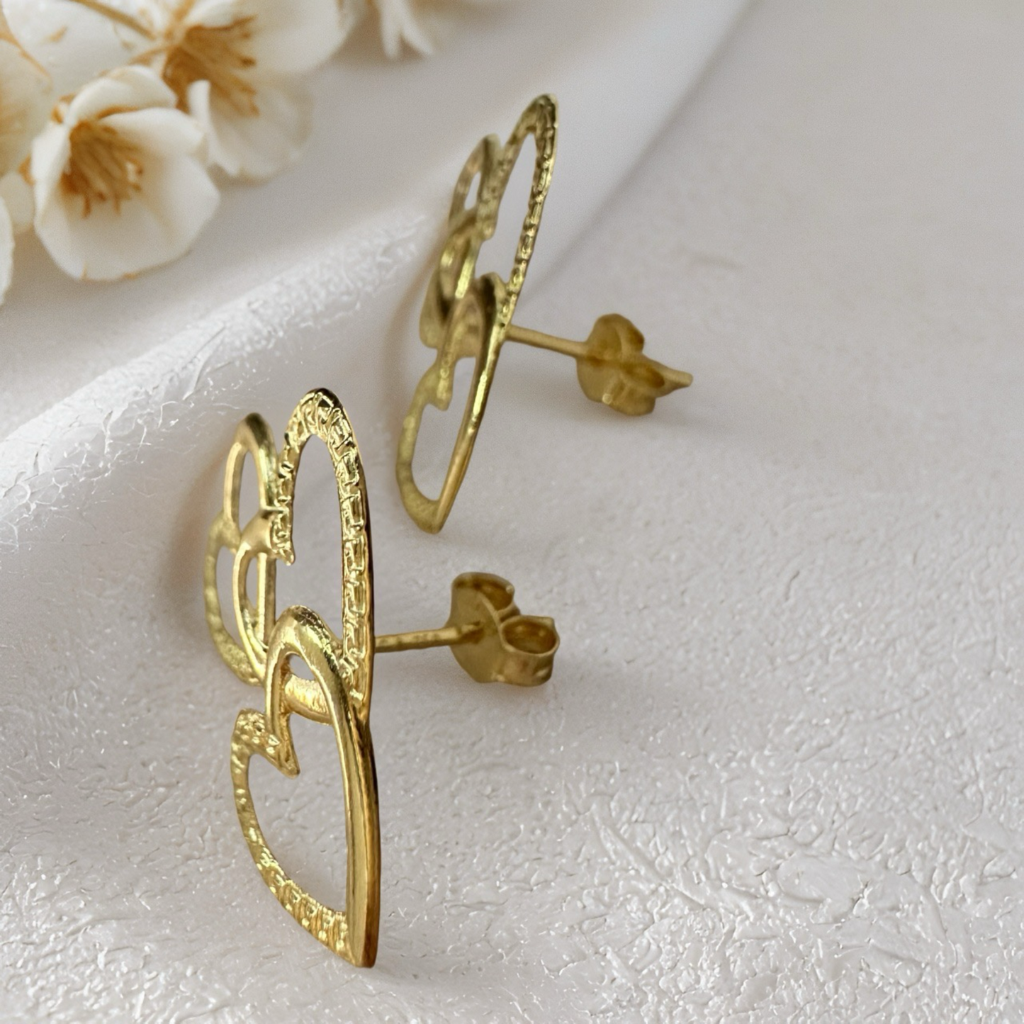 Interlocking Hearts Earrings