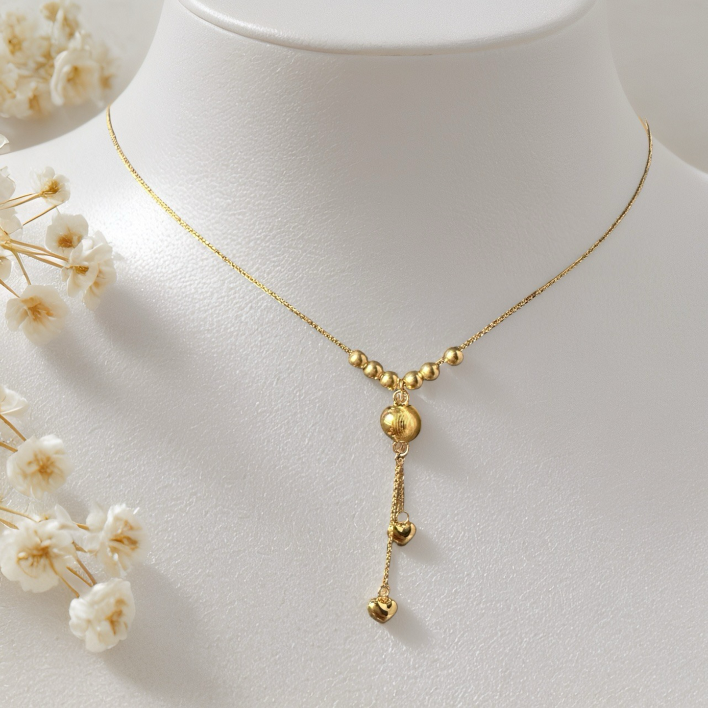 Beaded Drop Necklace
