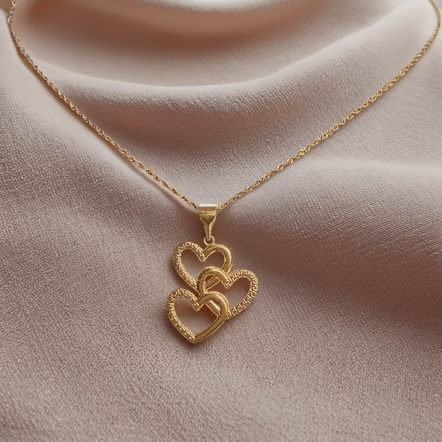 Interlocking Hearts Necklace