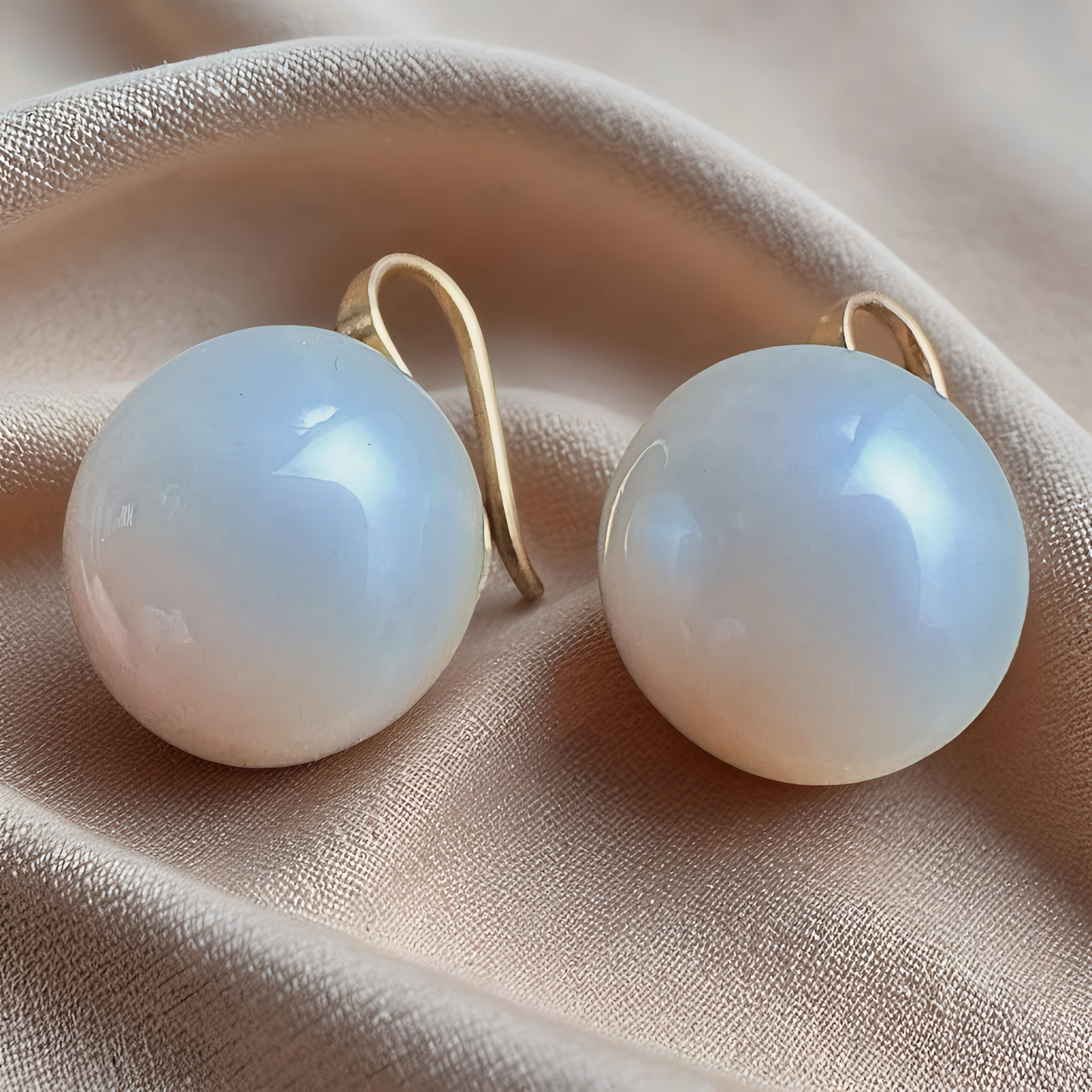White South Sea Pearl Jewelry Set – 14K Solid Gold