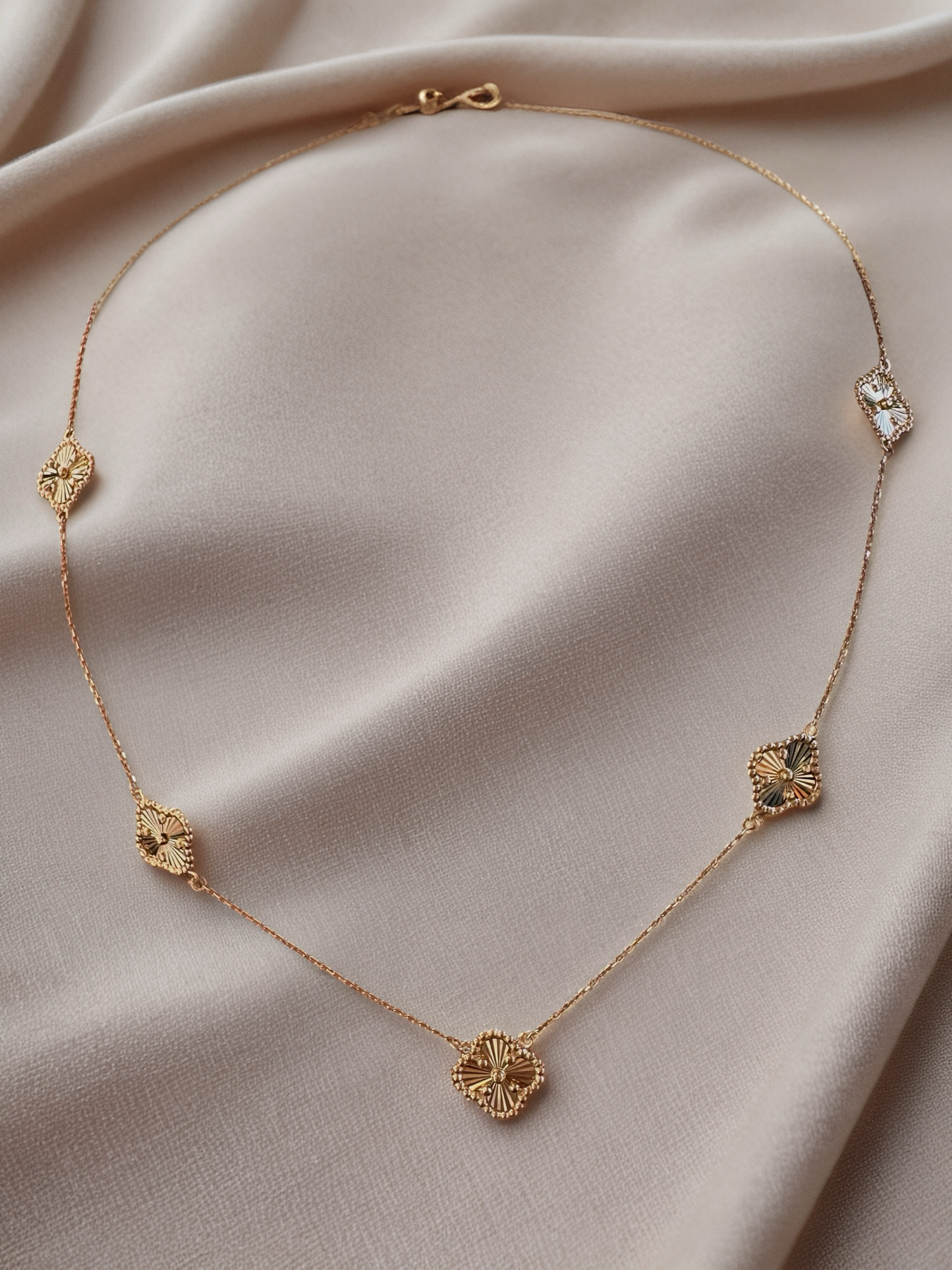 Gold Clover Necklace