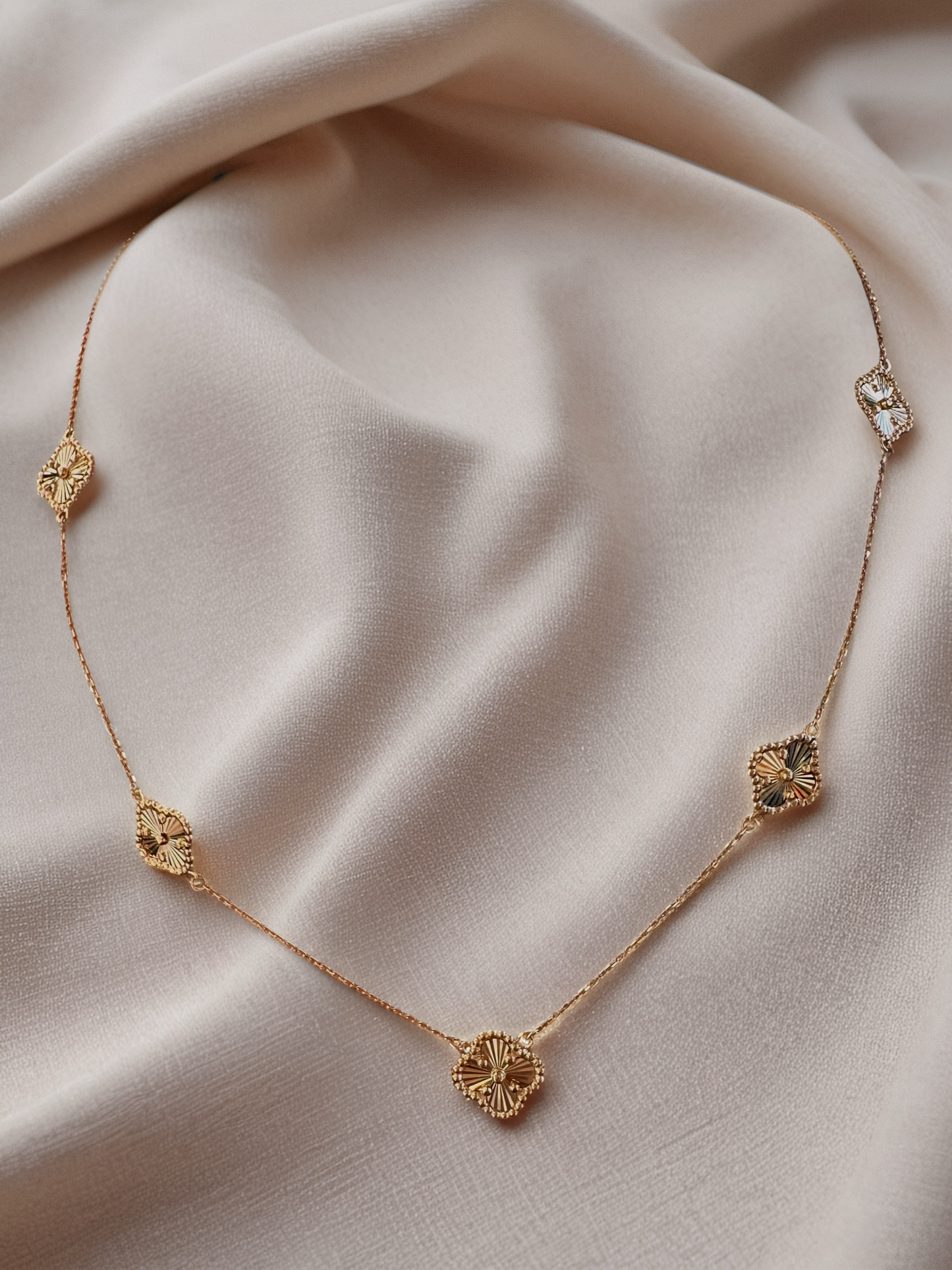 Gold Clover Necklace