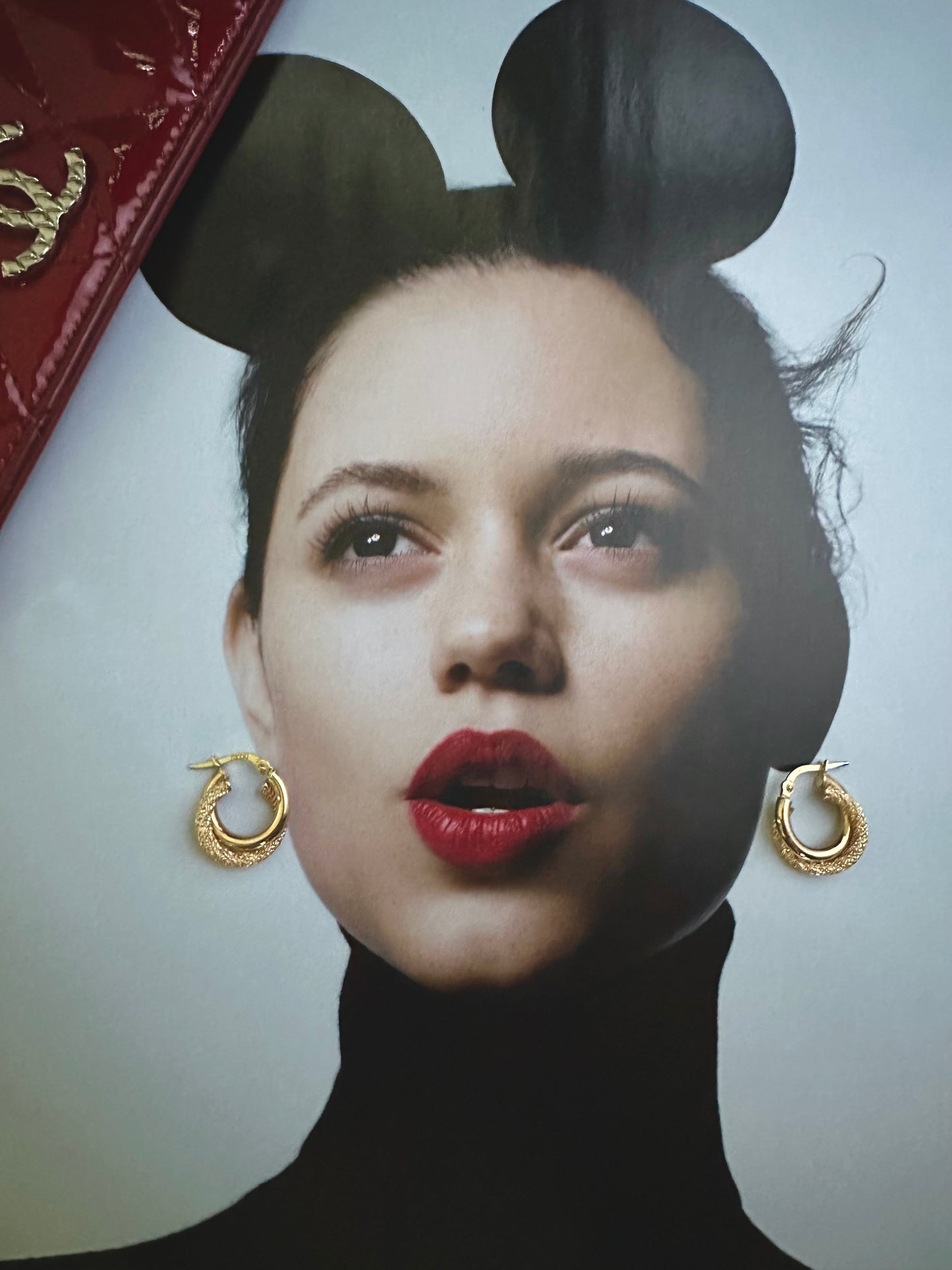 Textured Hoop Earrings