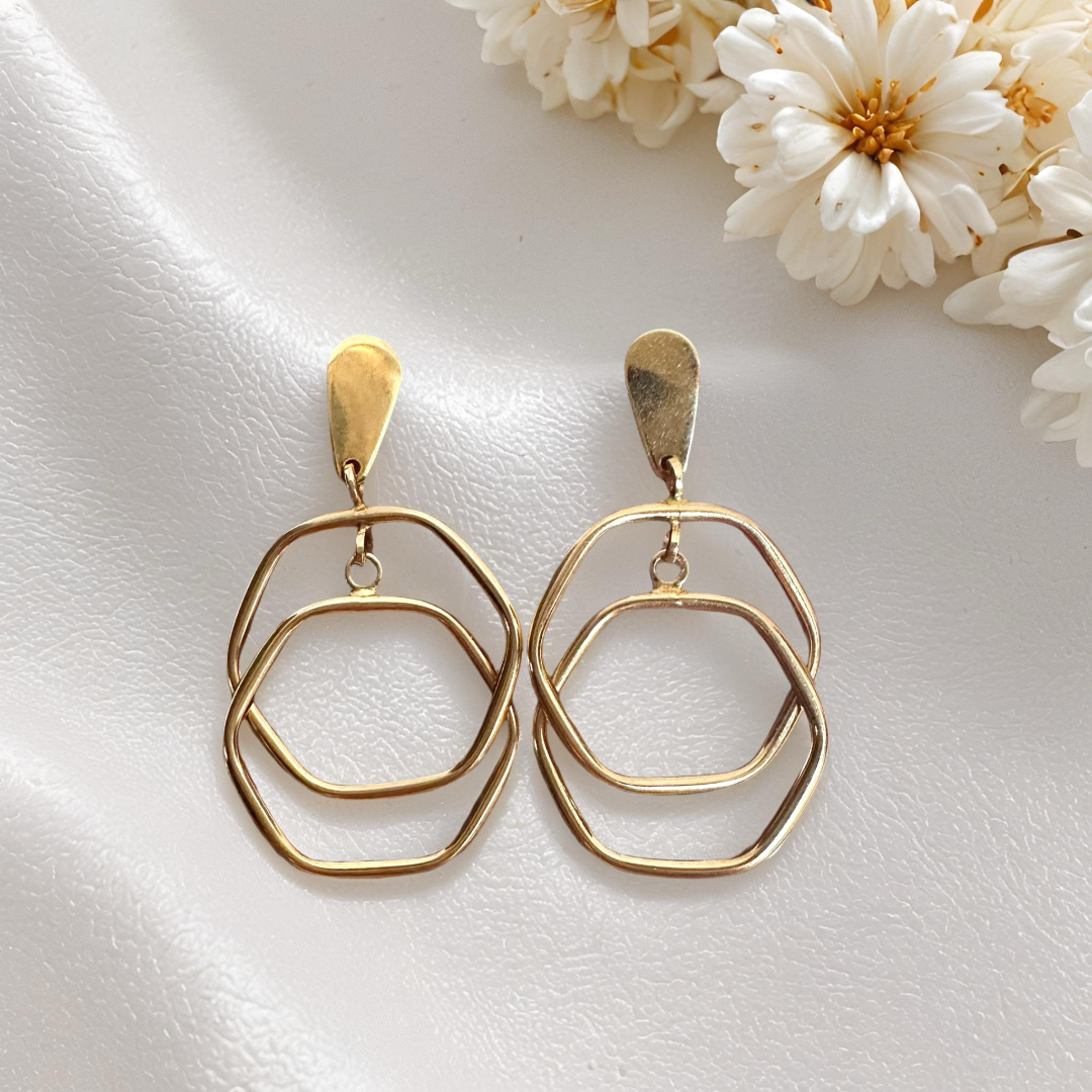 Interlocked Hoop Earrings