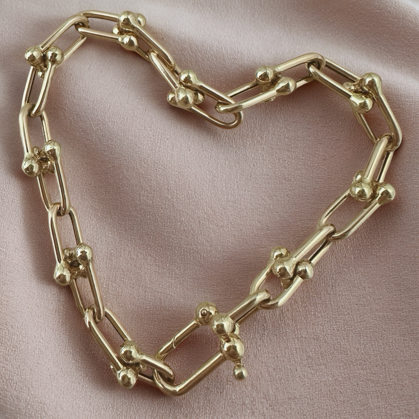 Paperclip Bead Bracelet