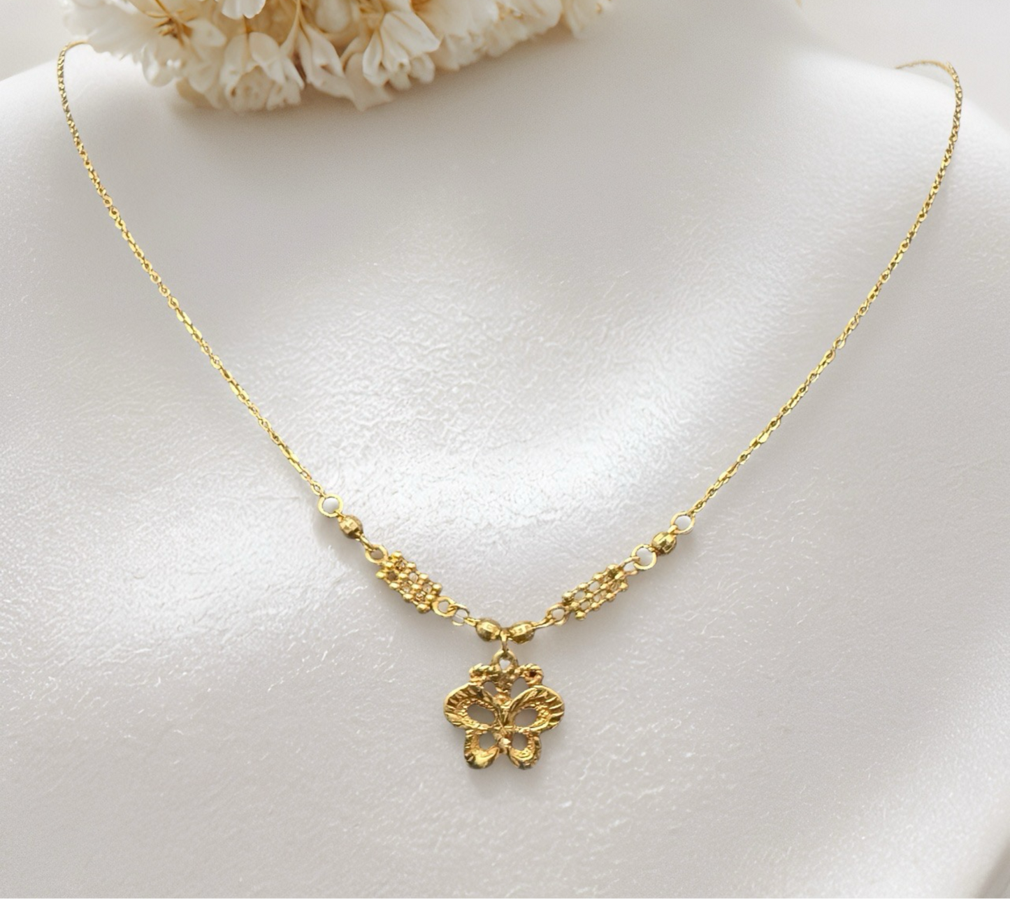 Butterfly Filigree Necklace