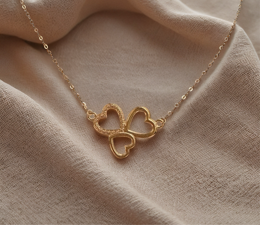 Triple Heart Necklace