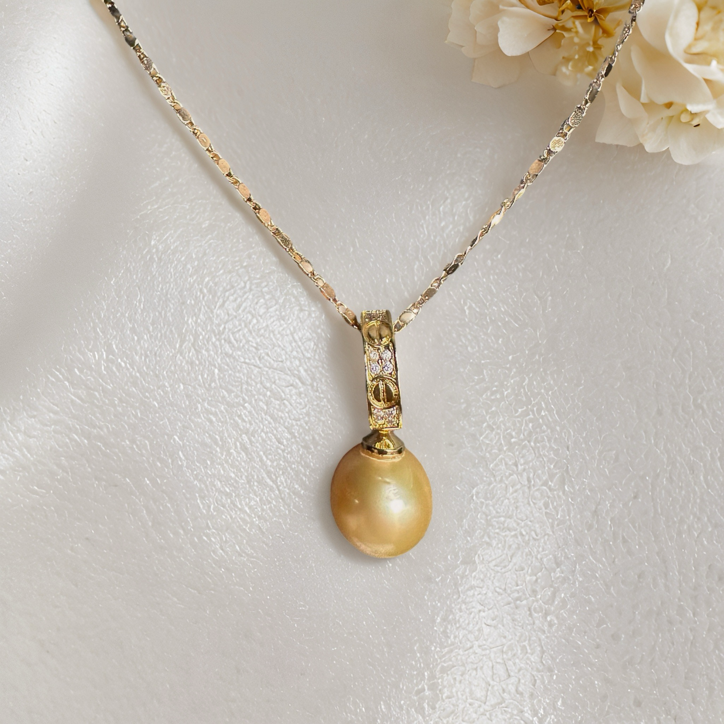 South Sea Pearl Jewelry Set – Champagne Glow