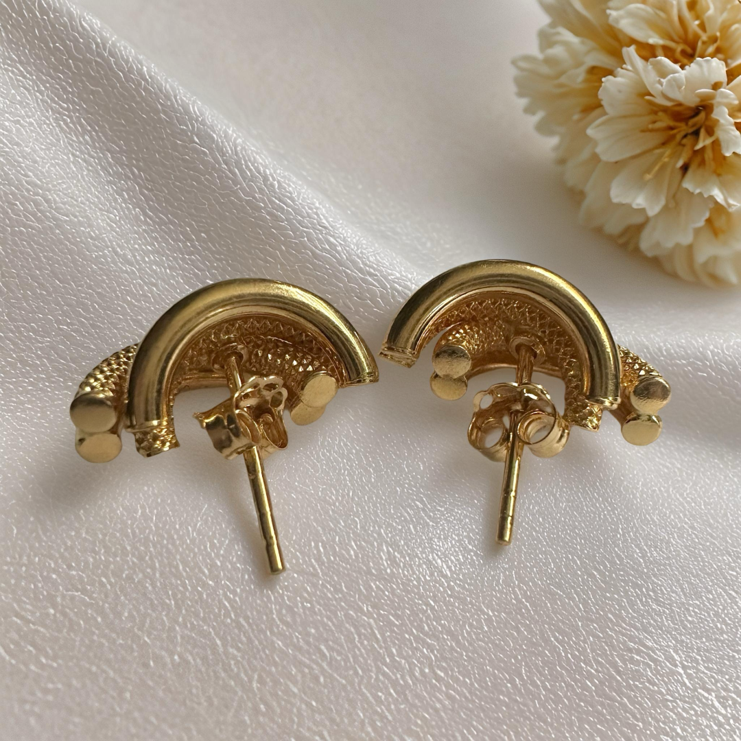 Textured Hoop Earrings