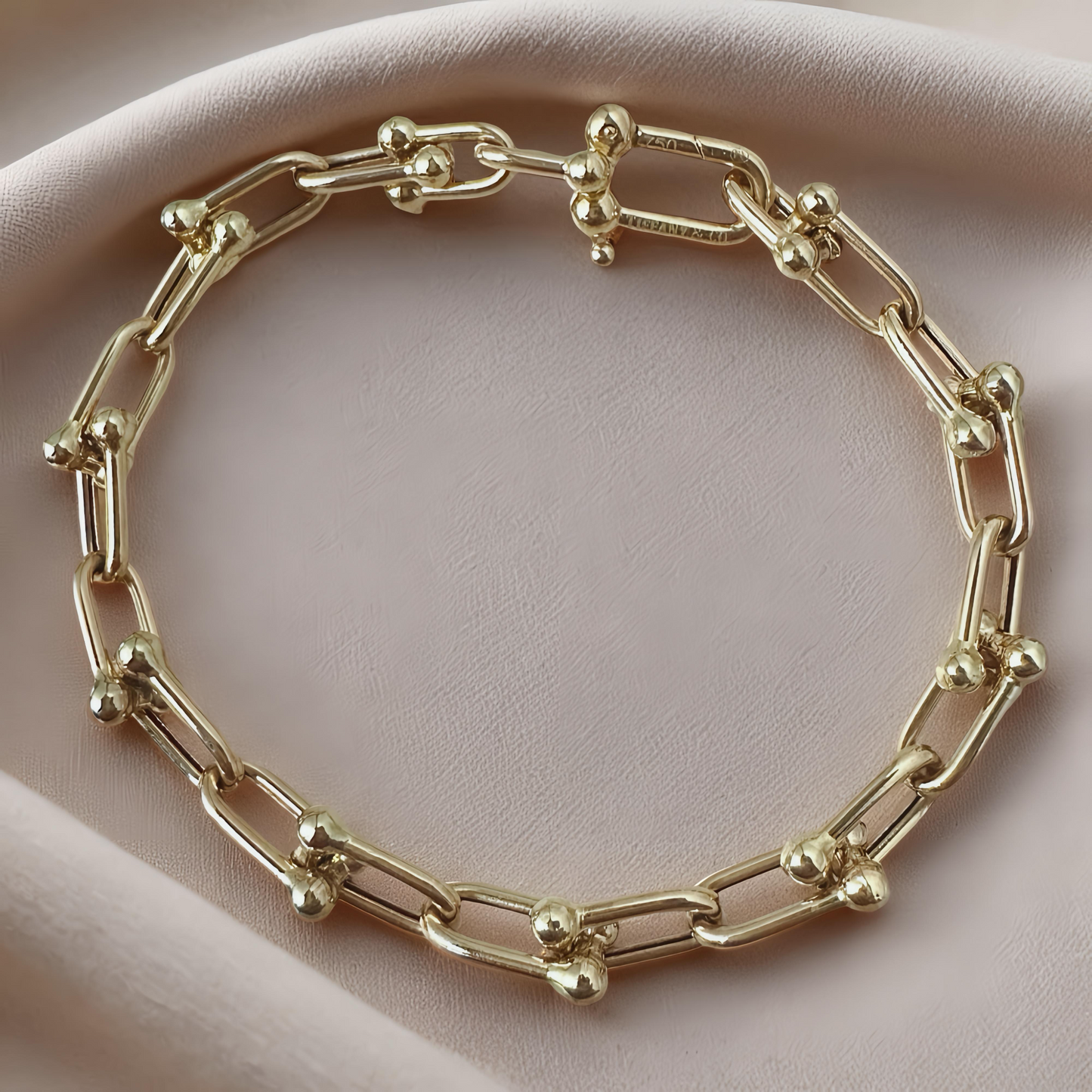 Paperclip Bead Bracelet