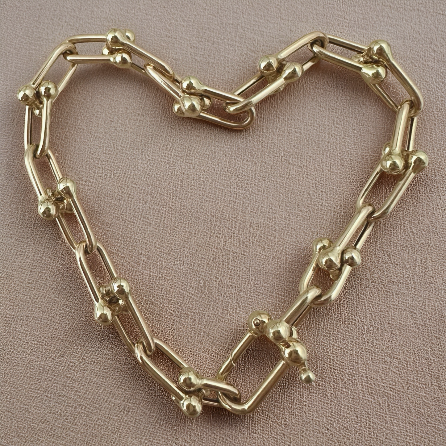 Paperclip Bead Bracelet