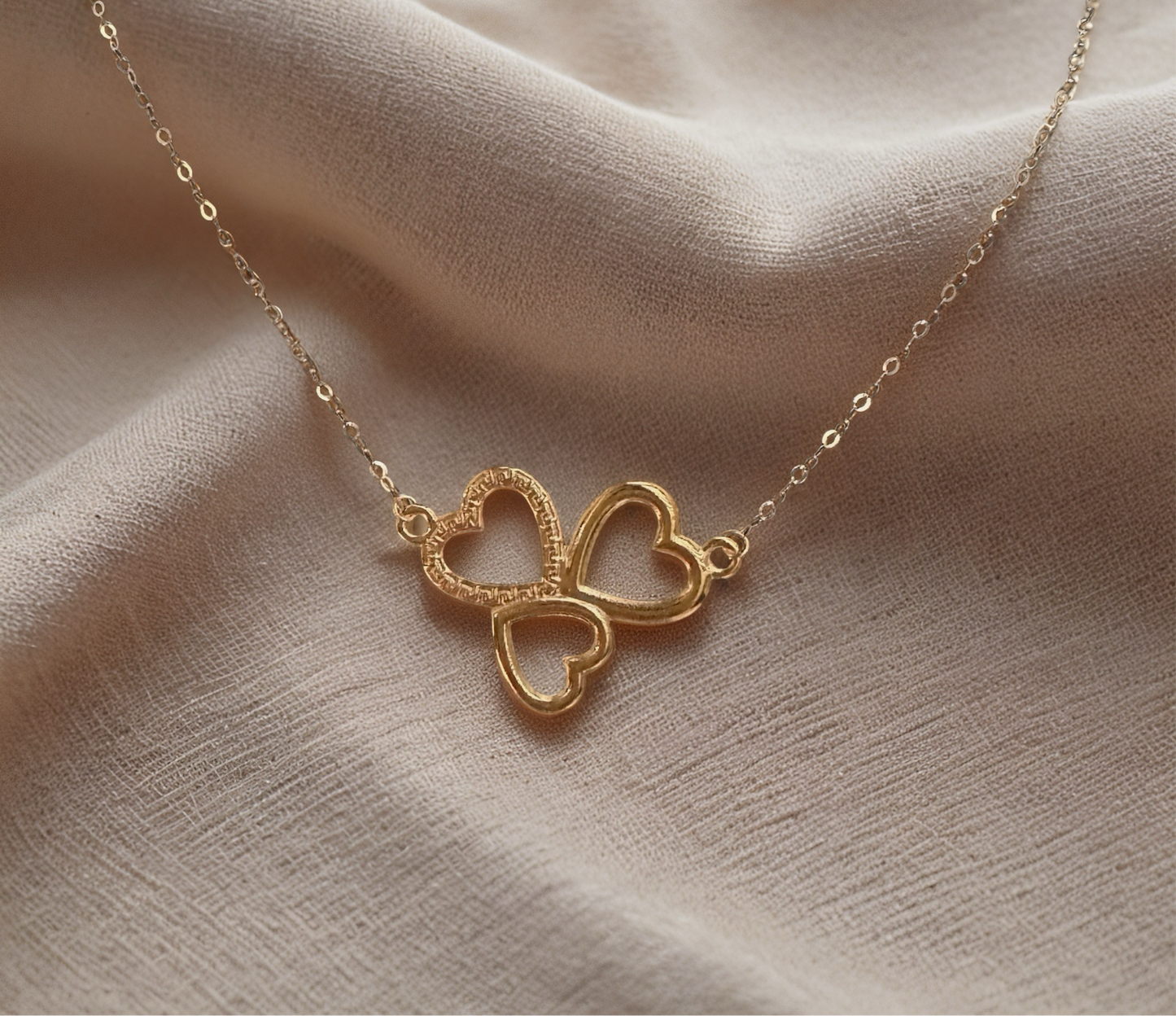 Triple Heart Necklace