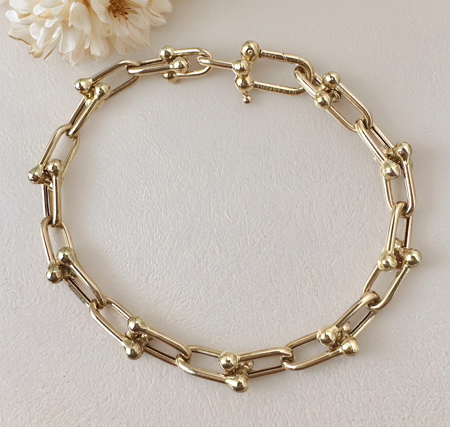 Paperclip Bead Bracelet
