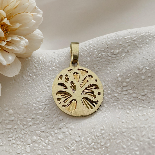Floral Cutout Pendant