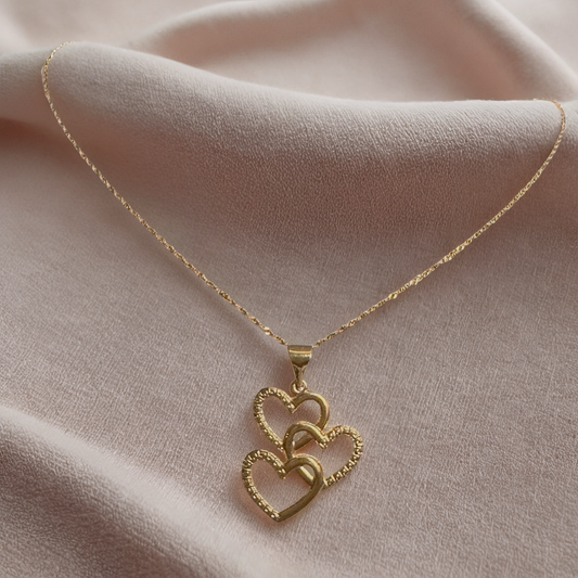 Interlocking Hearts Necklace