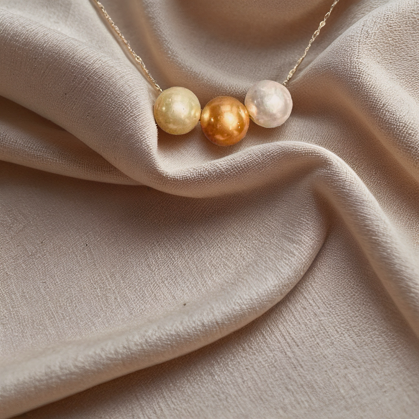 Grey South Sea Pearl Earrings – 18K Solid Gold