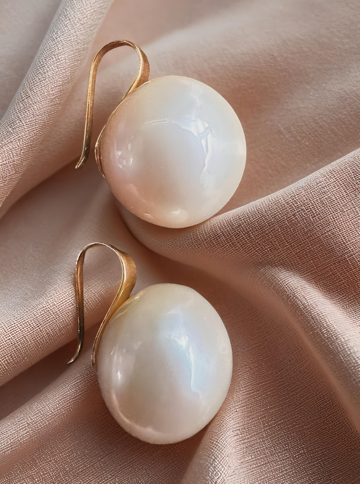 Champagne South Sea Pearl Jewelry Set – 14K Solid Gold