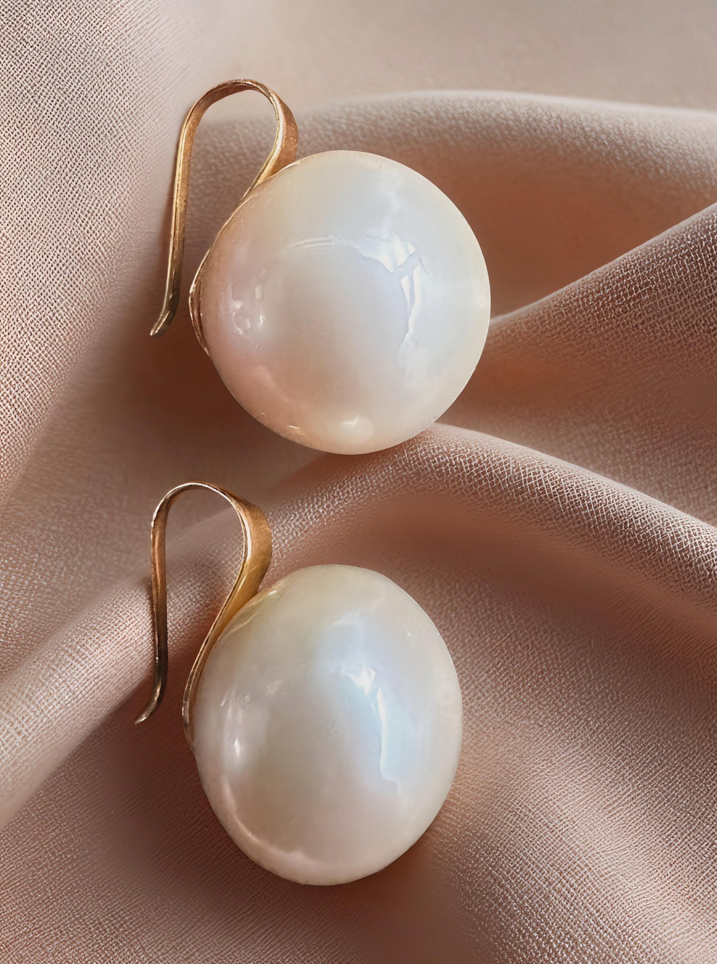 Champagne South Sea Pearl Jewelry Set – 14K Solid Gold