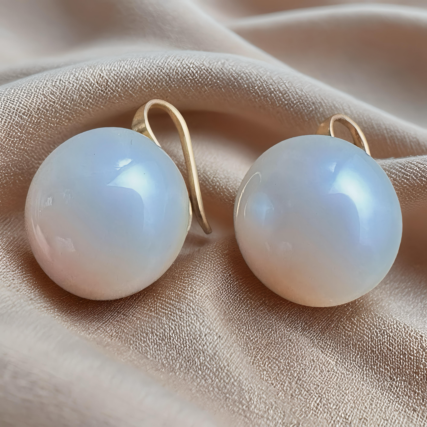 White South Sea Pearl Jewelry Set – 14K Solid Gold