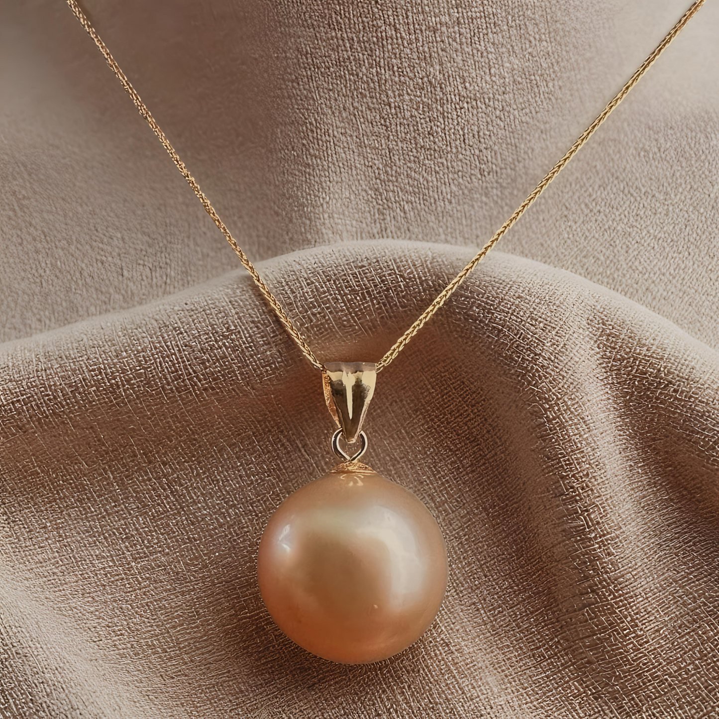 Golden Glow South Sea Pearl Pendant