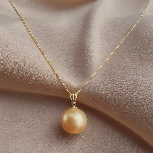 Golden Glow South Sea Pearl Pendant