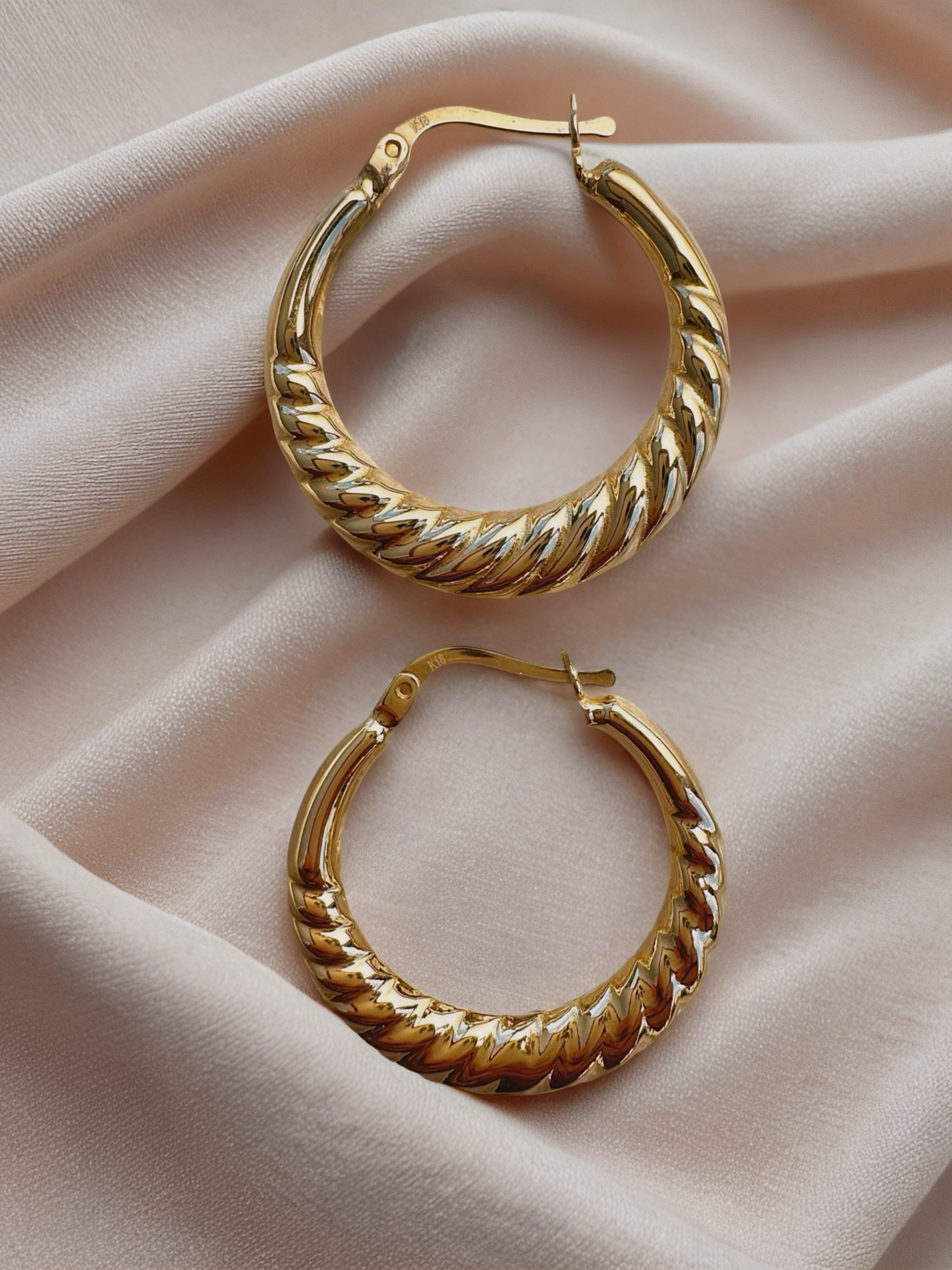 Twisted Hoop Earrings